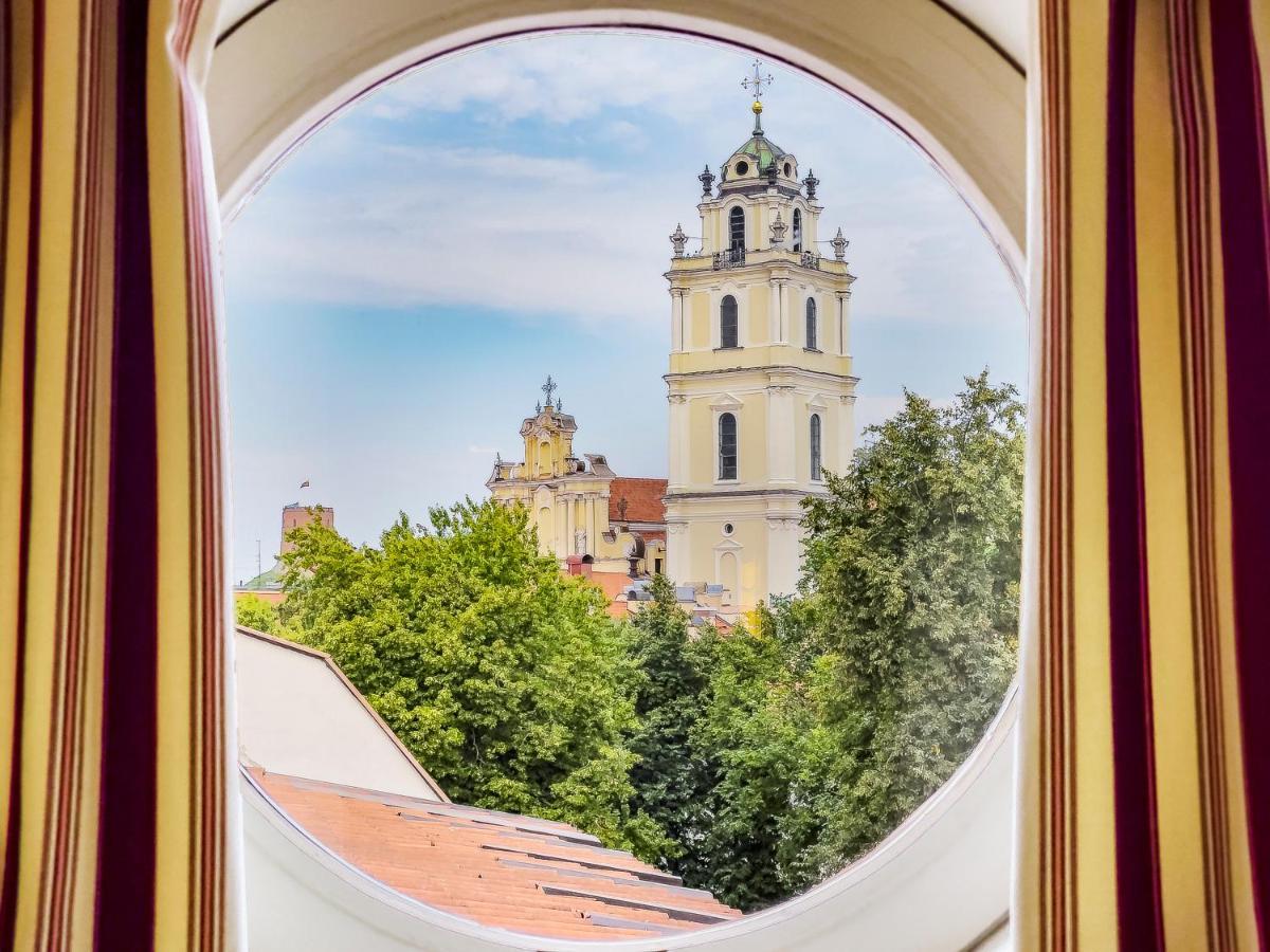 Stikliai Hotel - Relais & Chateaux Vilnius Exterior photo The bell tower of the church